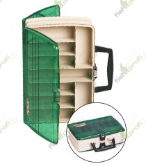 Ящик рыболовный TRAPER для снастей двусторонний 320х210х110мм