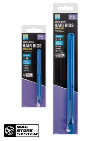 Поводок Preston MSS RIG - 4" RAPID STOP-SIZE 12 KKM-B (8 Rigs Per Stick)