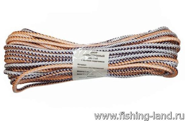 Шнур хозяйственный 6мм. 20 м.