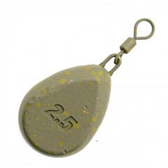 Грузило Korda Flat Pear Swivel 2,5oz 70гр