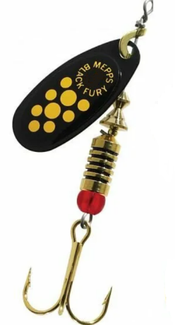 Блесна Mepps Comet Black Fury №3 ( 6.5 г) NR/JN