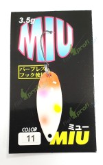 Блесна колеблющаяся FOREST MIU 3,5гр 3.2см #11