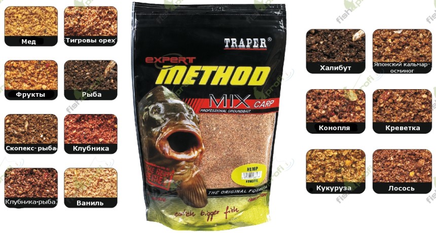 Прикормка Метод Микс Острые специи TRAPER (Трапер) Method Mix Spice 1кг