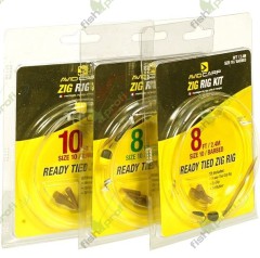 Поводок AVID CARP готовый карповый AVID ZIG RIG - 8FT BARBED 2,4 м D 0,26 мм