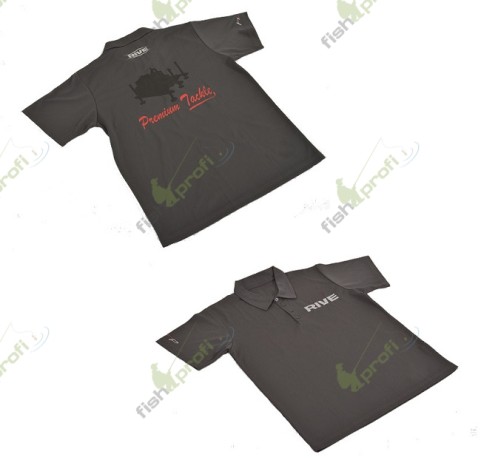 Футболка-поло "RIVE" серая, р-р XL