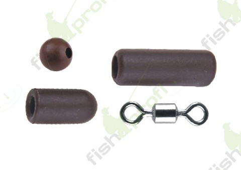 Набор резиновой остнастки с вертлюжками TRAPER (Трапер)