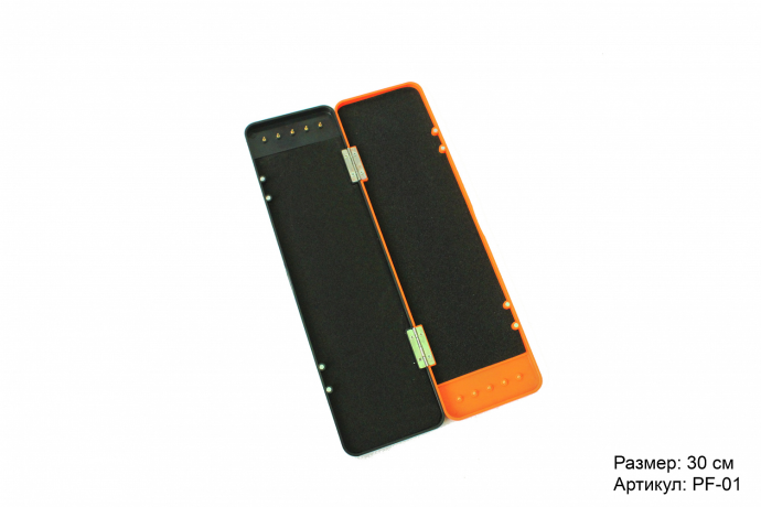 Поводочница для рыбалки 55 см оранжевая