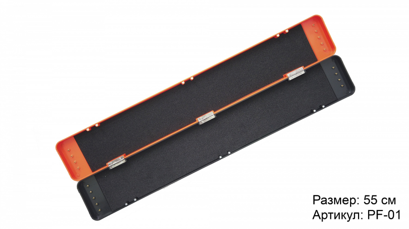 Поводочница для рыбалки 55 см оранжевая