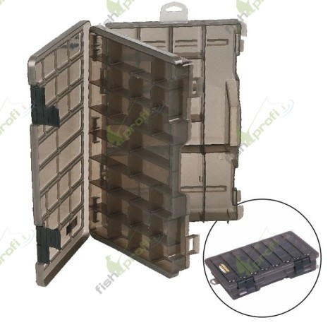 Коробка  для снастей двухсторон. 360х220х70 мм ТРАПЕР