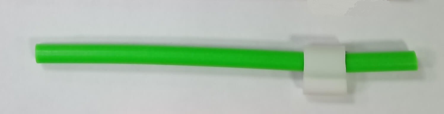 Сторожок силикон для блеснения зелёный 8 см. d-4 мм.