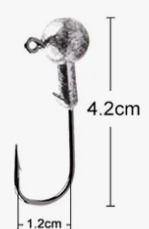 Набор Джиг-головка 14,0 гр. 3шт.кр.№2/0