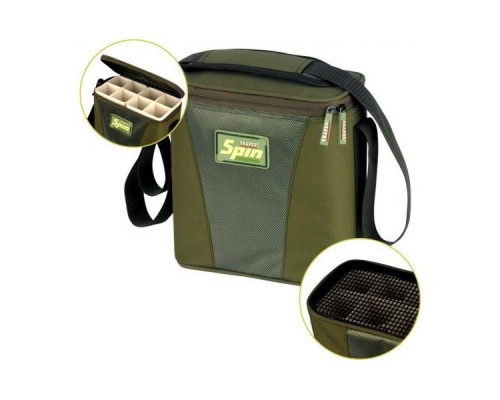 Сумка для приманки (8 секций) TRAPER SPIN 22х11х23см