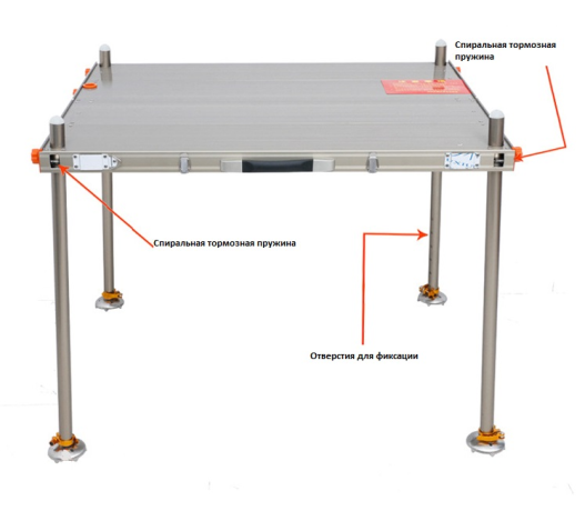 Плита рыболовная (площадка для платформ и кресел) 120х120см
