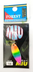 Блесна колеблющаяся FOREST MIU 3,5гр 3.2см #14