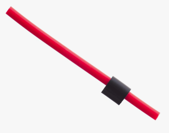 Сторожок силикон для блеснения красный 6 см. d-3 мм.