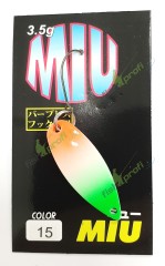 Блесна колеблющаяся FOREST MIU 3,5гр 3.2см #15