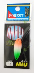 Блесна колеблющаяся FOREST MIU 3,5гр 3.2см #15