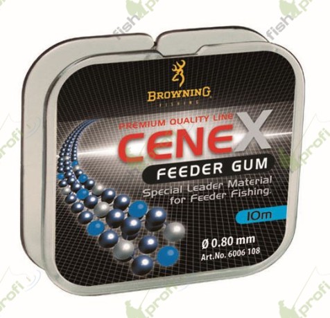 Резина фидерная Feeder Gum Cenex Browning D 0,8 мм Размотка 10 м