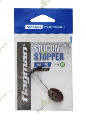 FLAGMAN Стопоры для лески черные L