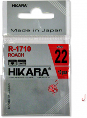 33006 Крючки ROACH Hikara (Япония) красные № 22 рыболовные