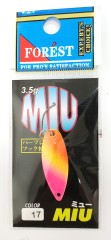 Блесна колеблющаяся FOREST MIU 3,5гр 3.2см #17