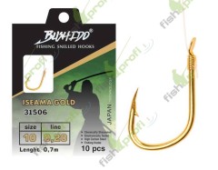 Крючки ISEAMA /0.22/ с поводками рыболовные