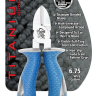 Кусачки - бокорезы Cuda Bonded Diagonal Wire Cutter 17 см Titanium Nitrid
