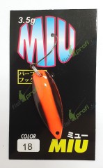 Блесна колеблющаяся FOREST MIU 3,5гр 3.2см #18